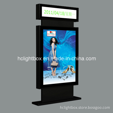 Indoor and Outdoor Aluminum Scrolling Mupi Light Box